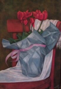 Natürmort 56x39,5 Cm.Tuv.Üz.Y.Boya