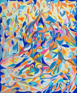 My Soul in Spring - Ruhumun Baharı, 120x100 Cm.Tuv.Üz.Y.Boya