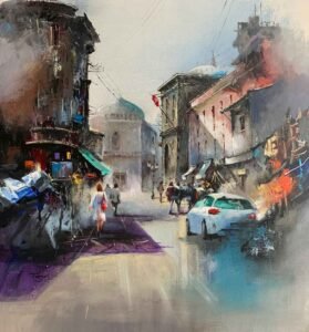 Tuval Üzerine Akrilik - 80x70cm