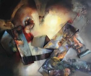 Tuval Üzerine Karışık Teknik- 120x100cm