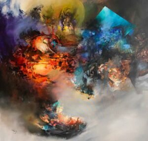 Tuval Üzerine Akrilik - 150x150cm