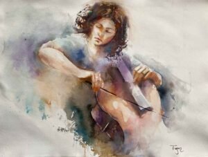 Kağıt Üzerine Sulu Boya - 50x65cm